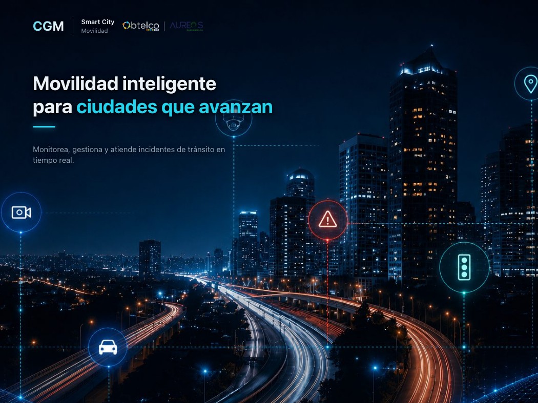Orkyn VIA — Plataforma para Centros de Gestión de Movilidad: monitoreo, incidentes y coordinación operativa en tiempo real, impulsada por el motor de Orkyn.